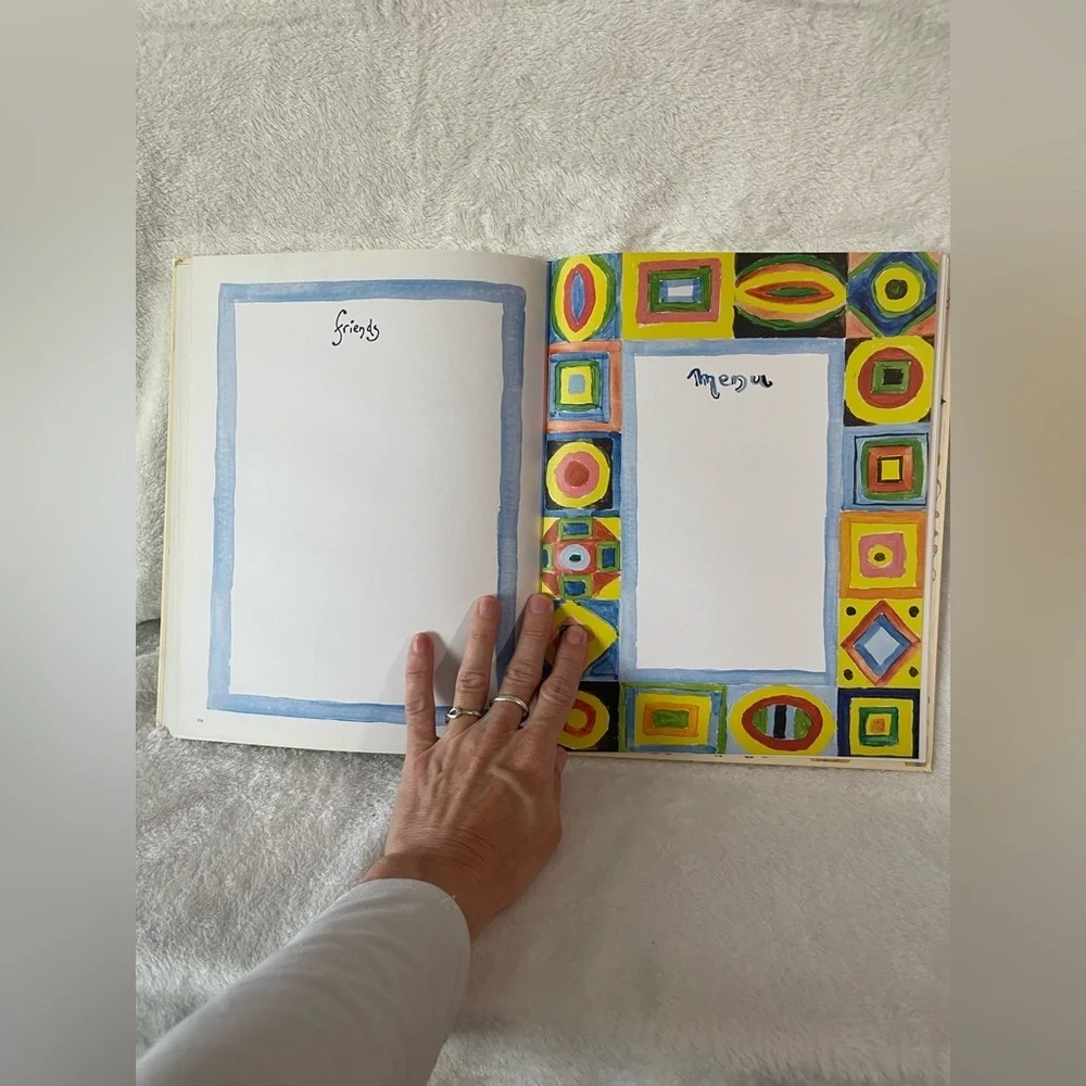 Menu and Friends journal